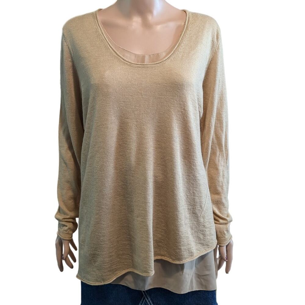 Soft Surroundings Sz M Songstress Layered 29503 Tunic Wool Alpaca